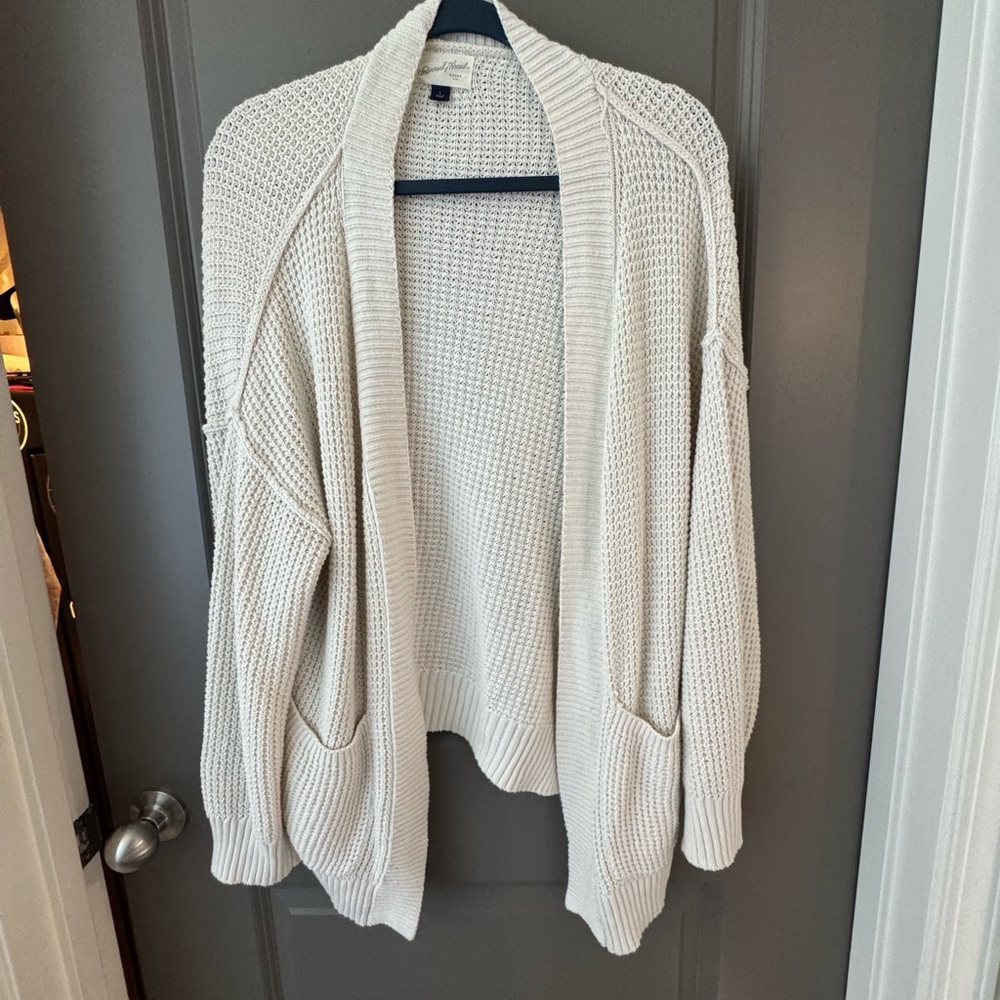 Universal Thread Cream Knit Cardigan